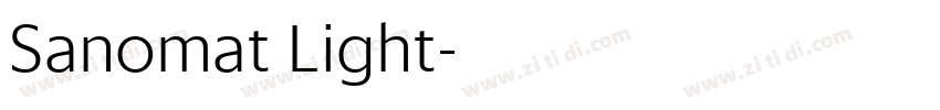 Sanomat Light字体转换 Sanomat Light字体转换